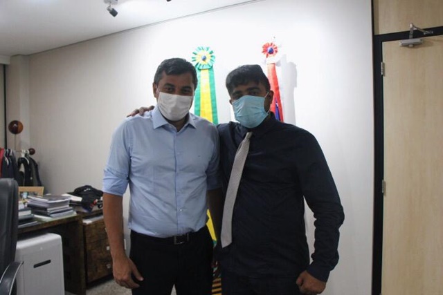 Dione Carvalho se reúne com o Governador do Amazonas para tratar sobre a causa das crianças cardiopatas