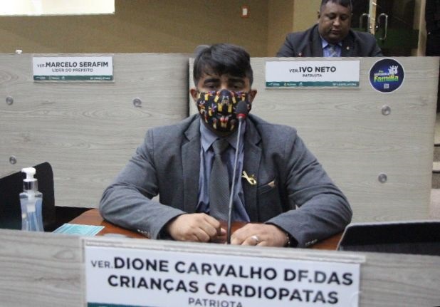 Dione Carvalho recebe apoio do Senador Omar Aziz em pronunciamento no Senado Federal