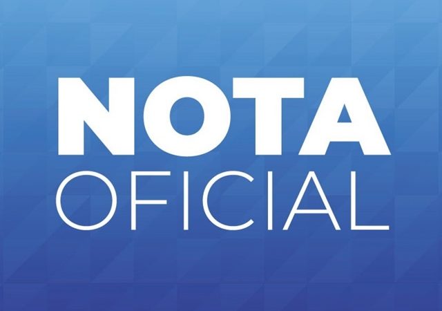 NOTA À IMPRENSA