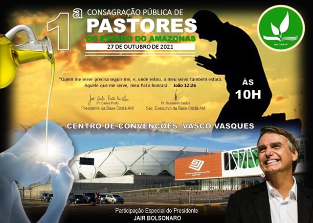Base Cristã recebe o presidente Jair Bolsonaro
