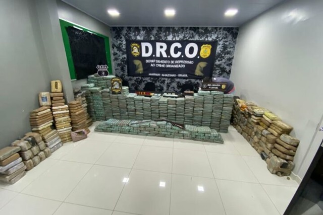 Operação resulta na apreensão de uma tonelada de drogas no Amazonas; veja vídeo
