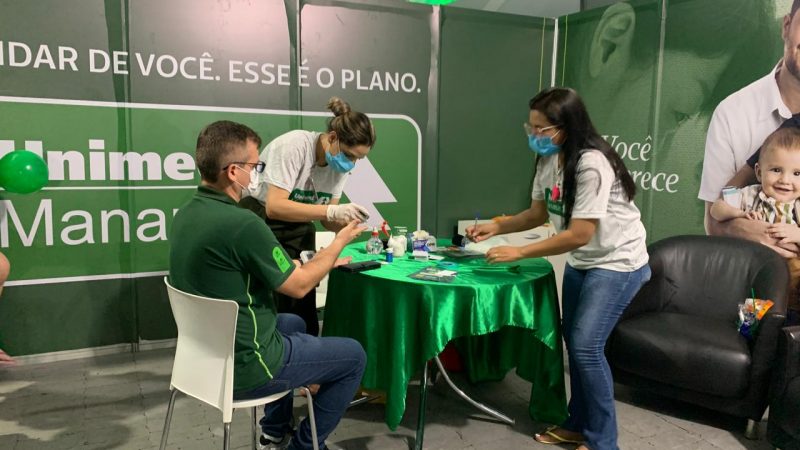 Unimed Manaus disponibiliza teste de glicemia e outros serviços gratuitos durante 43ª Expoagro