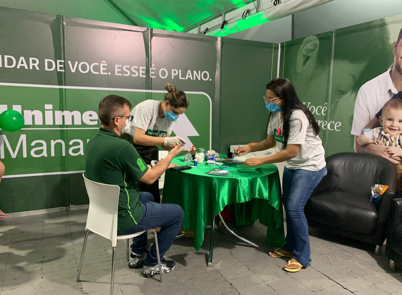Unimed Manaus disponibiliza teste de glicemia e outros serviços gratuitos durante 43ª Expoagro